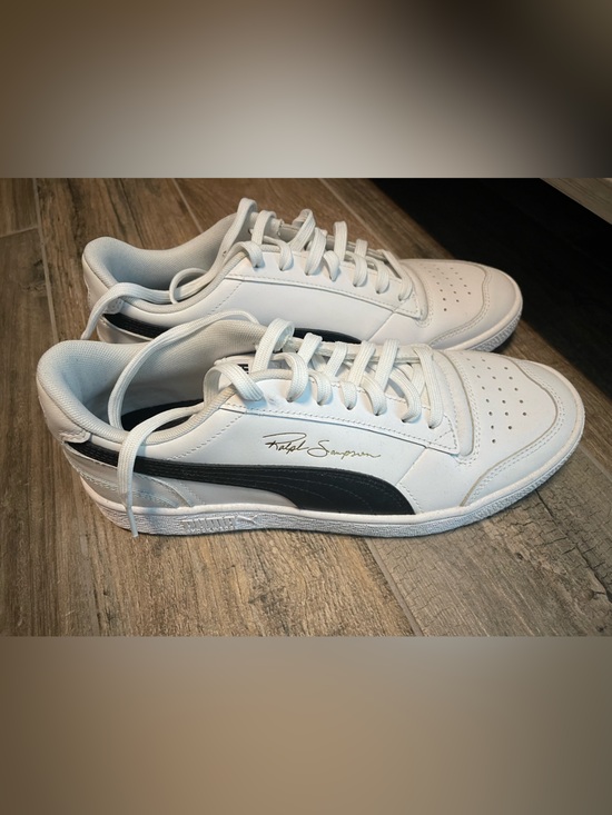 Puma Other - Puma Ralph Sampson Men's White Sneakers with Black Formstrip